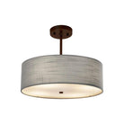 Justice Designs - Classic Pendant - FAB-9590-CREM-NCKL - Canada Light Shop