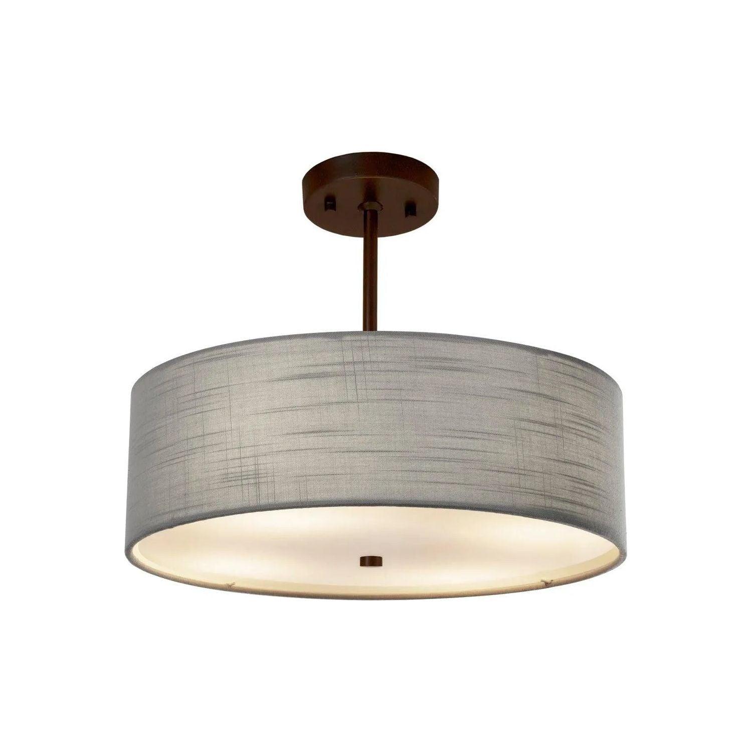 Justice Designs - Classic Pendant - FAB-9590-CREM-NCKL - Canada Light Shop