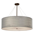 Justice Designs - Classic Pendant - FAB-9590-CREM-NCKL - Canada Light Shop