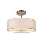 Justice Designs - Classic Pendant - FAB-9590-CREM-NCKL - Canada Light Shop