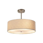 Justice Designs - Classic Pendant - FAB-9590-CREM-NCKL - Canada Light Shop