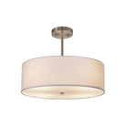 Justice Designs - Classic Pendant - FAB-9590-CREM-NCKL - Canada Light Shop