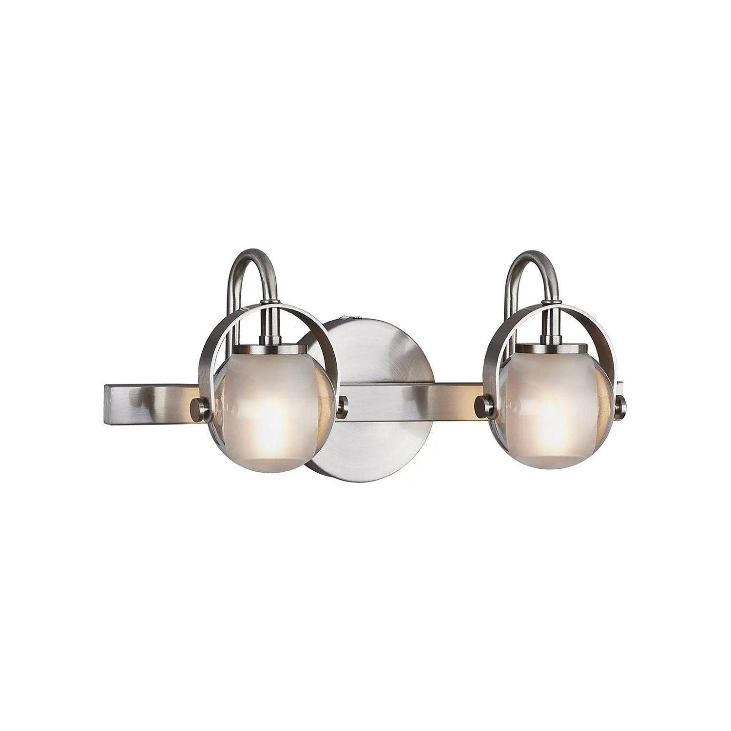 Justice Designs - Conduit Bath Bar - FSN-8064-CLOP-NCKL - Canada Light Shop