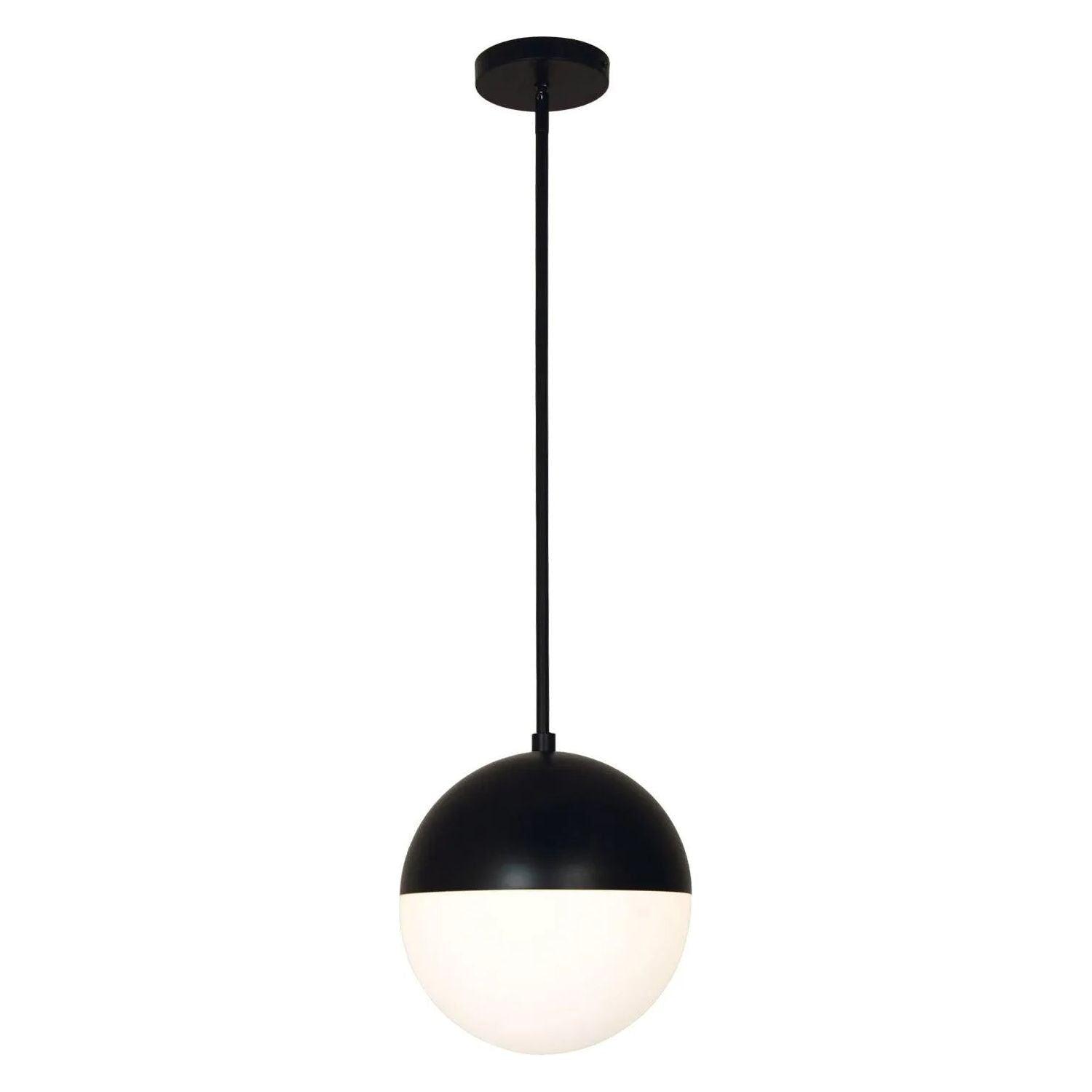 Justice Designs - Ion LED Pendant - FSN-4151-OPAL-NCKL - Canada Light Shop