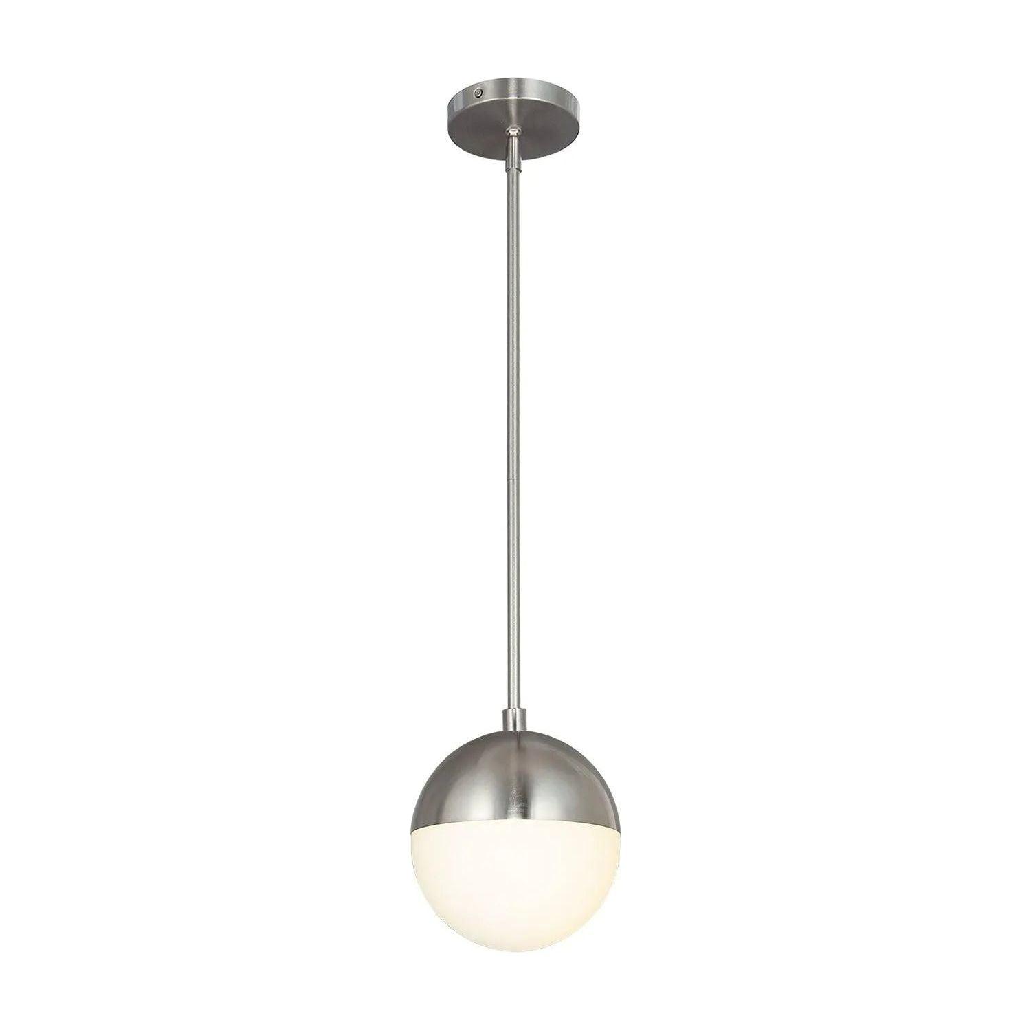 Justice Designs - Ion Pendant - FSN-4150-OPAL-NCKL - Canada Light Shop