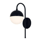 Justice Designs - Ion Wall Sconce - FSN-4157-OPAL-NCKL - Canada Light Shop
