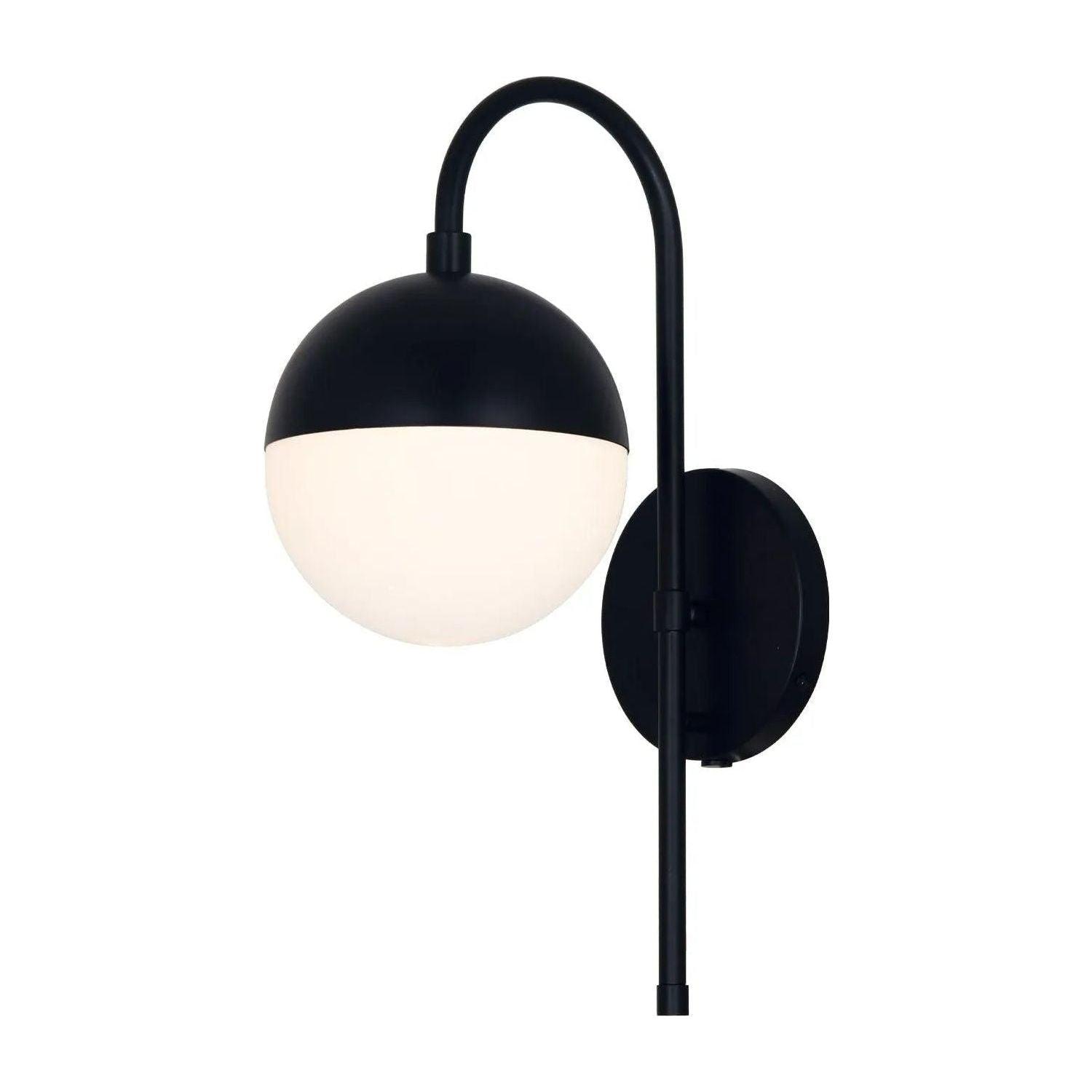 Justice Designs - Ion Wall Sconce - FSN-4157-OPAL-NCKL - Canada Light Shop