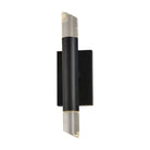 Justice Designs - Kyber LED Wall Sconce - ACR-8842-CLER-MBLK - Canada Light Shop