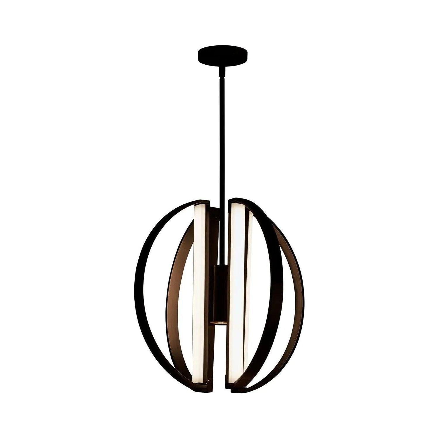 Justice Designs - Liv LED Chandelier - NSH-4301-NCKL - Canada Light Shop