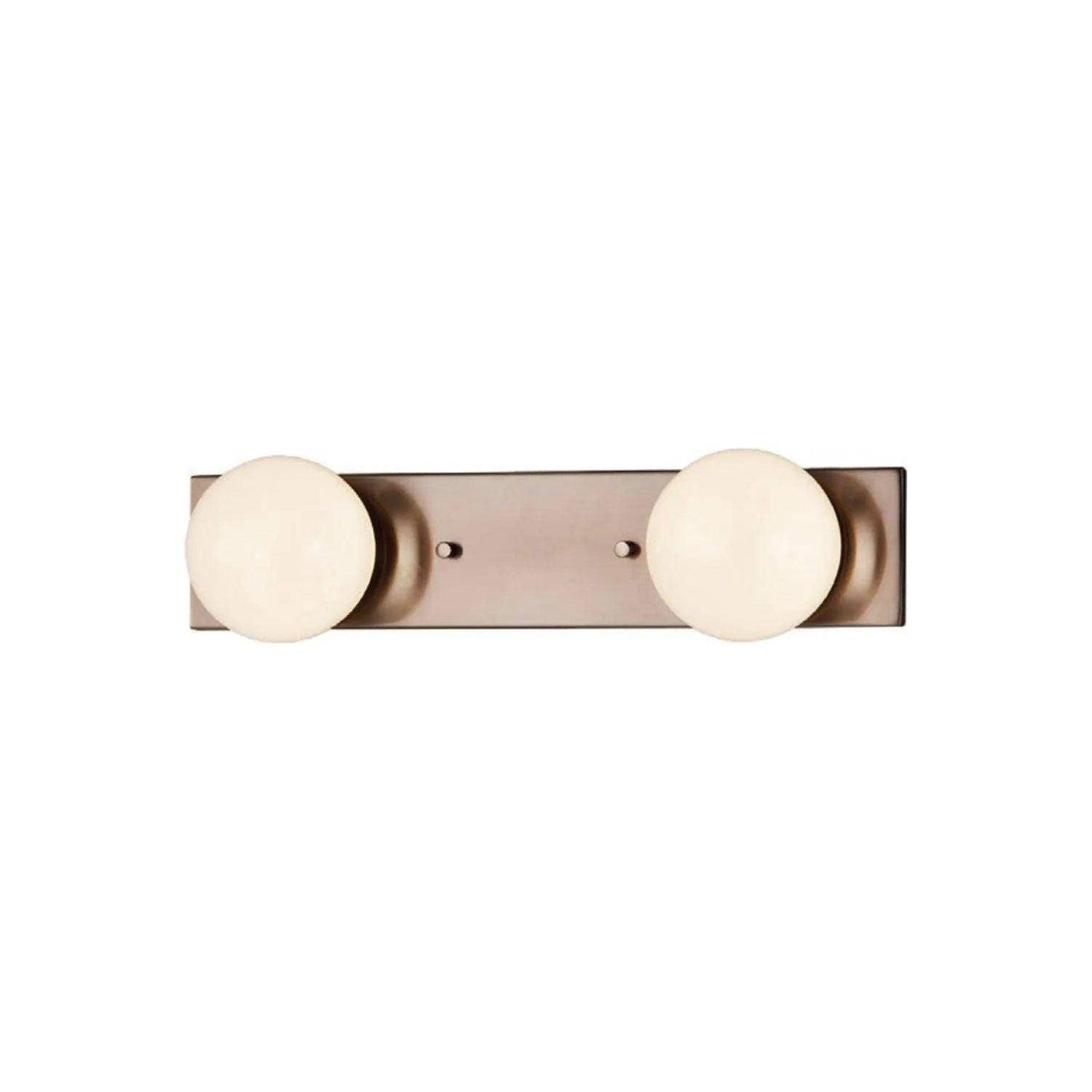 Justice Designs - Luna LED Bath Bar - FSN-4042-CLOP-BRSS - Canada Light Shop