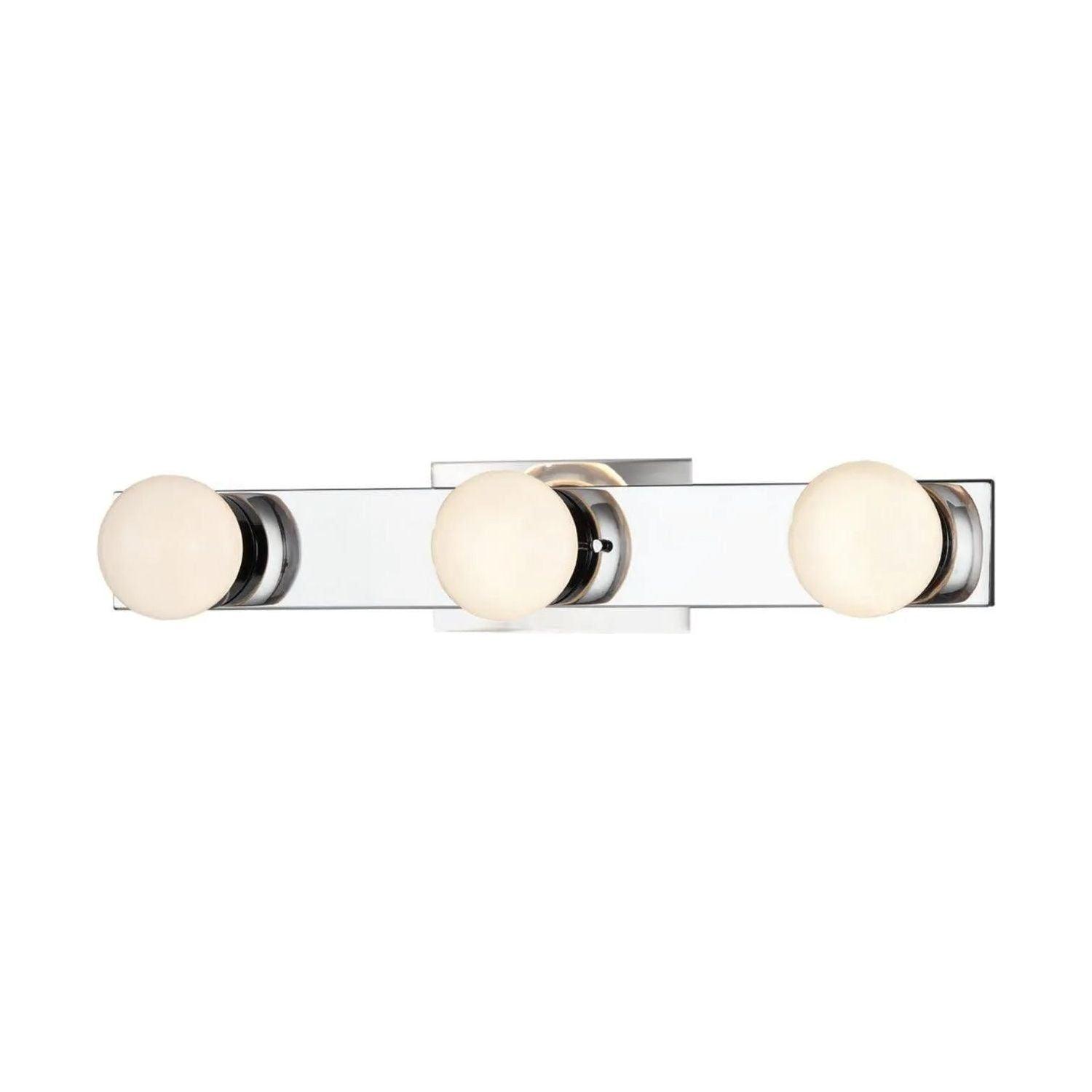 Justice Designs - Luna LED Bath Bar - FSN-4042-CLOP-BRSS - Canada Light Shop