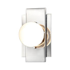 Justice Designs - Luna LED Wall Sconce - FSN-4041-CLOP-BRSS - Canada Light Shop