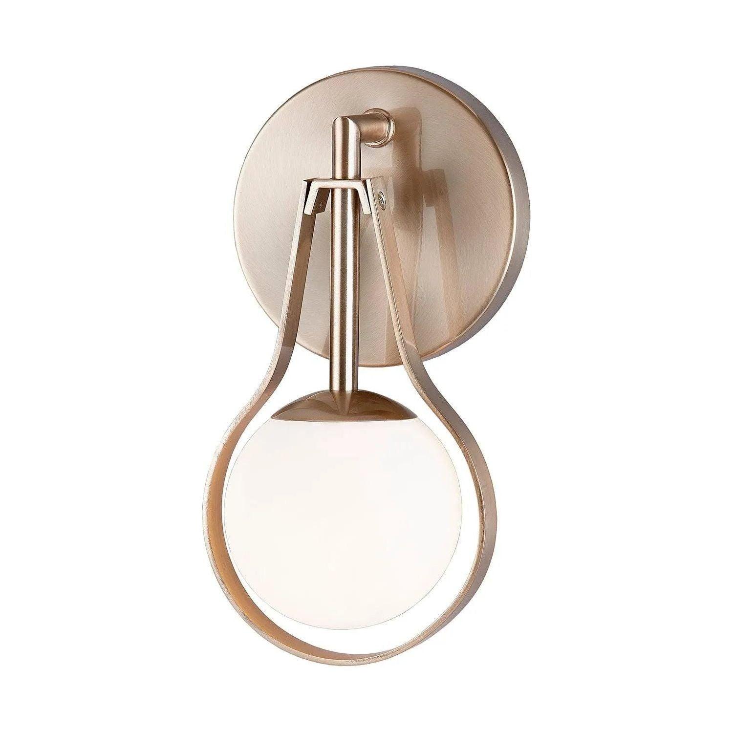 Justice Designs - Pearl Wall Sconce - FSN-4231-OPAL-BRSS - Canada Light Shop