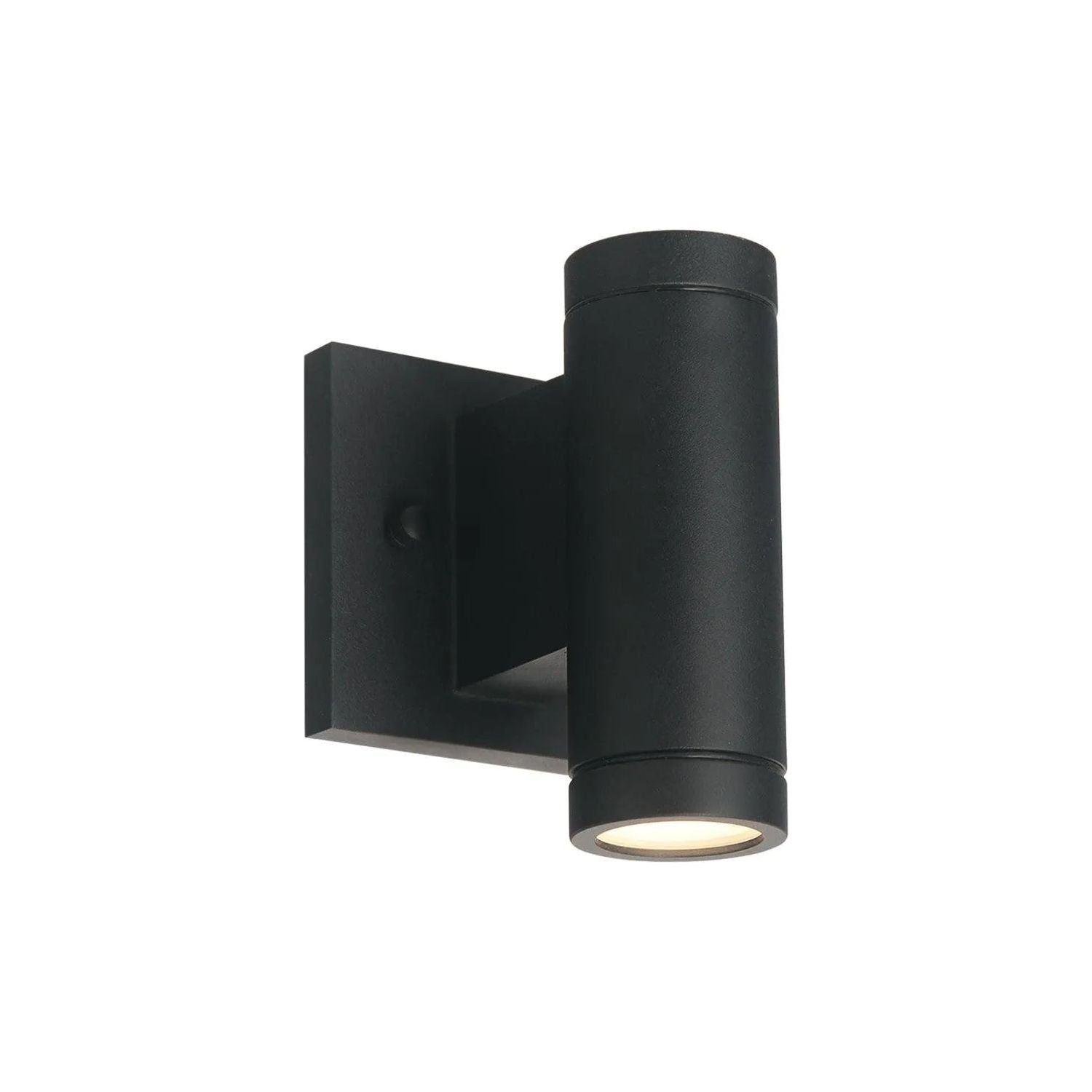 Justice Designs - Portico LED Outdoor Wall Sconce - NSH-4110W-MBLK - Canada Light Shop