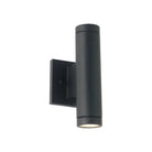 Justice Designs - Portico LED Outdoor Wall Sconce - NSH-4110W-MBLK - Canada Light Shop