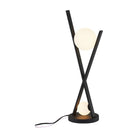 Justice Designs - Stix LED Portable - FSN-4010-OPAL-MBLK - Canada Light Shop