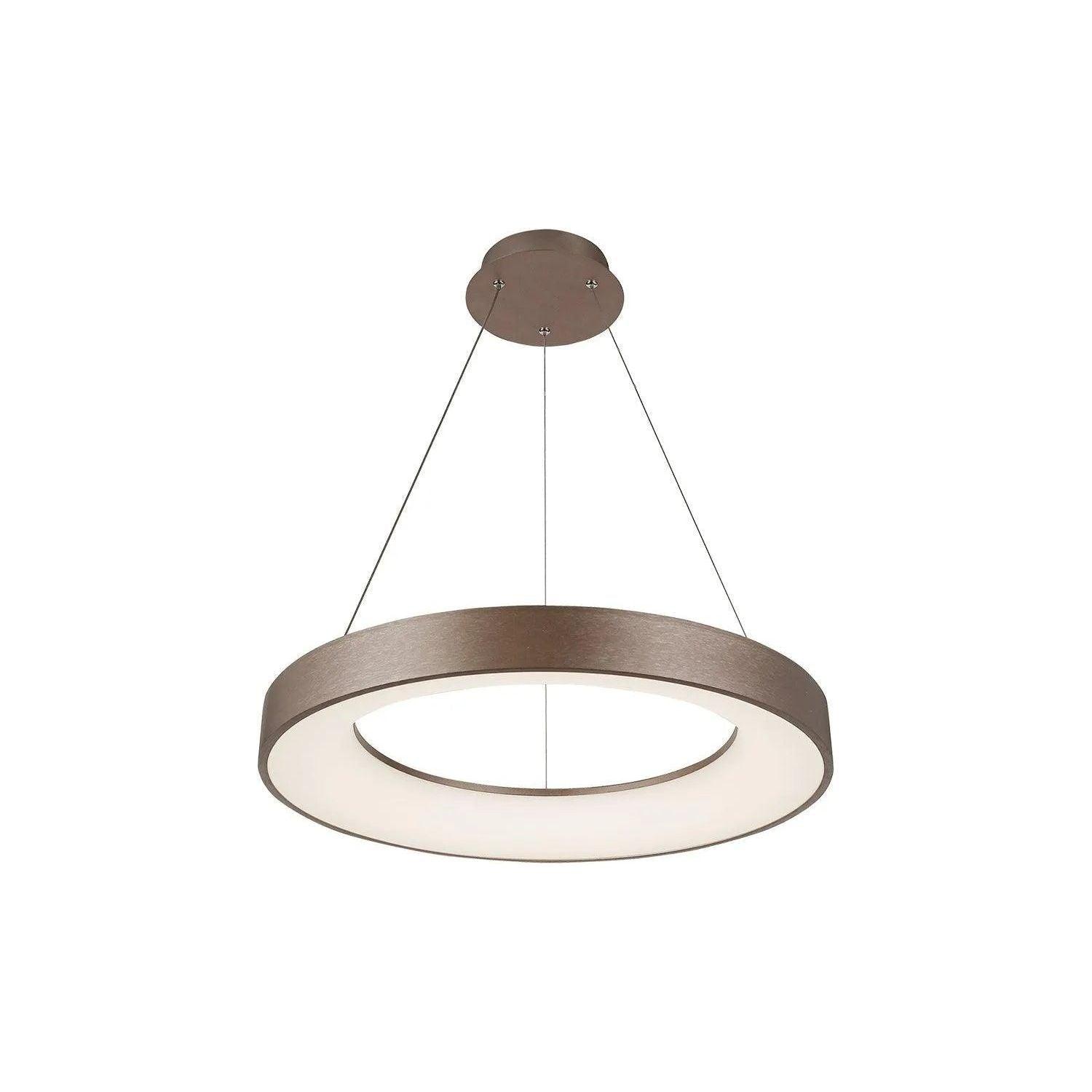 Justice Designs - Sway LED Pendant - ACR-4060-OPAL-LTBZ - Canada Light Shop