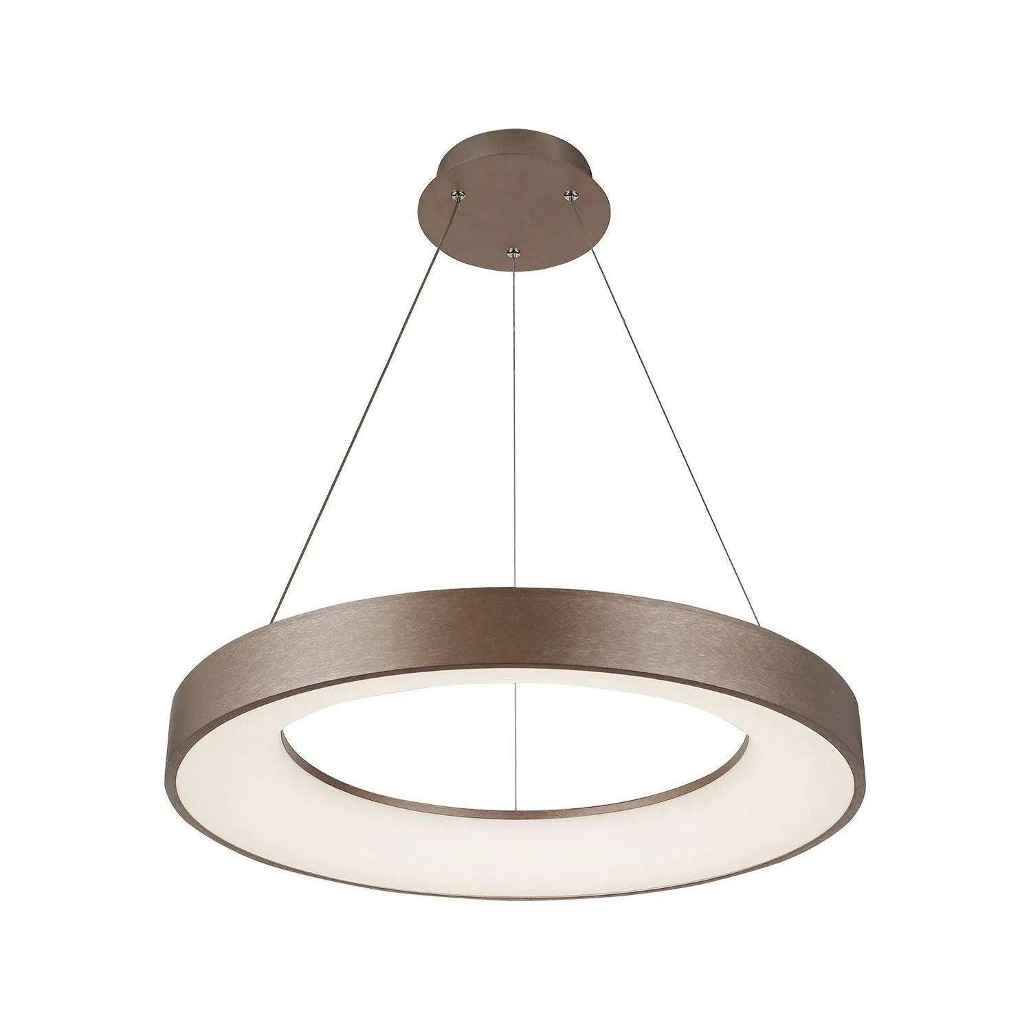 Justice Designs - Sway LED Pendant - ACR-4060-OPAL-LTBZ - Canada Light Shop