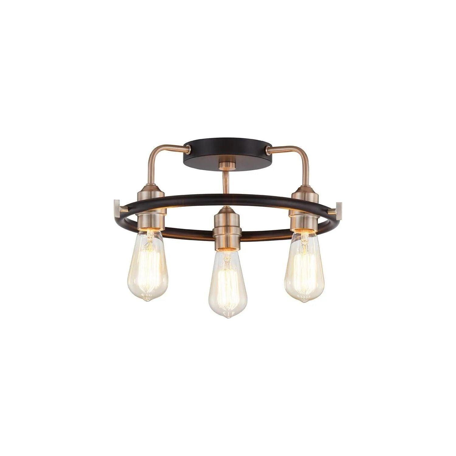 Justice Designs - Volta Flush-Mount - NSH-4310-MBBR - Canada Light Shop