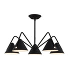 Justice Designs - Zag LED Chandelier - NSH-4245-MBTX - Canada Light Shop