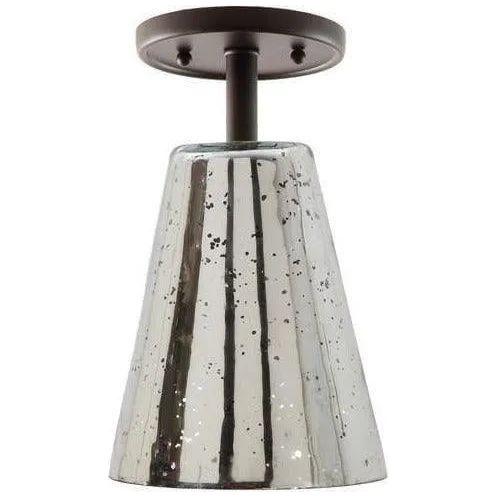 JVI Designs - Grand Central Glass Cone Flush Mount - 1301-08 G1-AM - Canada Light Shop
