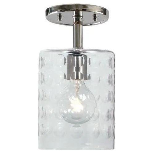 JVI Designs - Grand Central Hammered Glass Flush Mount - 1301-15 G10 - Canada Light Shop