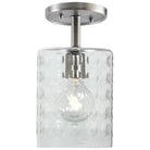 JVI Designs - Grand Central Hammered Glass Flush Mount - 1301-17 G10 - Canada Light Shop