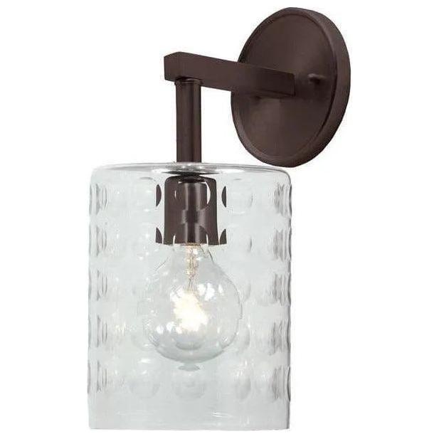 JVI Designs - Grand Central Hammered Glass Wall Sconce - 1303-08 G10 - Canada Light Shop