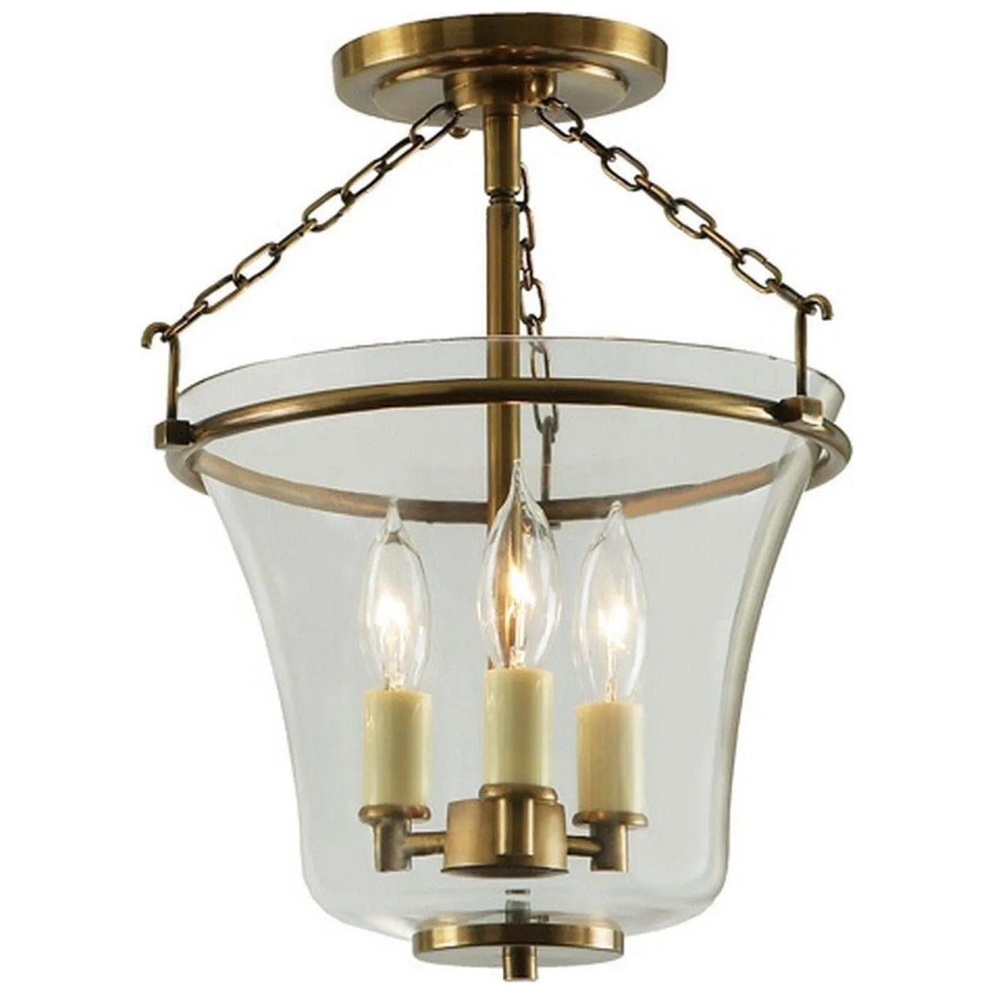 JVI Designs - Greenwich Semi Flush Mount - 1182-10 - Canada Light Shop