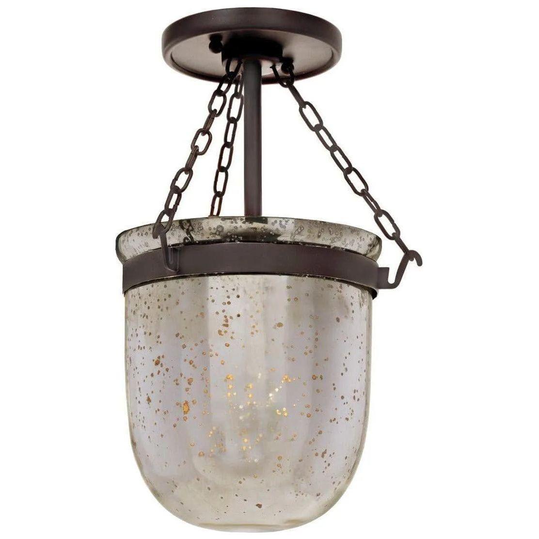 JVI Designs - Hundi One Light Semi Flush Mount - 1190-08 - Canada Light Shop