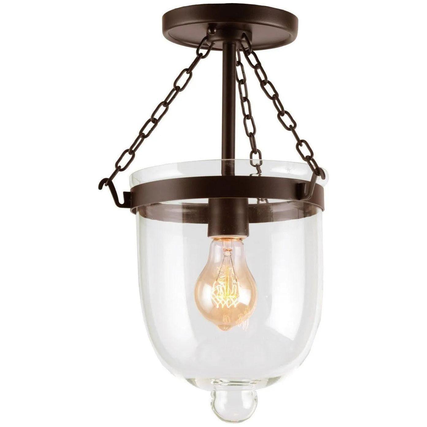 JVI Designs - Hundi One Light Semi Flush Mount - 1191-08 - Canada Light Shop