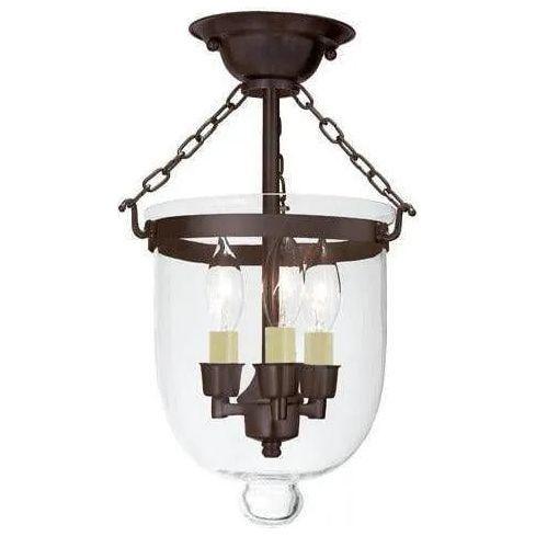 JVI Designs - Hundi Semi Flush Mount - 1015-08 - Canada Light Shop