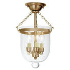 JVI Designs - Hundi Semi Flush Mount - 1015-10 - Canada Light Shop