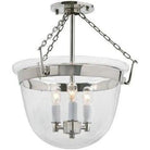 JVI Designs - McLean Semi Flush Mount - 1153-15 - Canada Light Shop