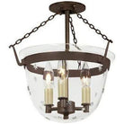 JVI Designs - McLean Semi Flush Mount - 1154-08 - Canada Light Shop
