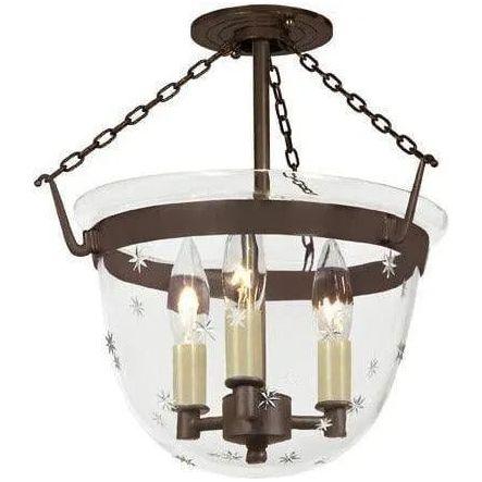 JVI Designs - McLean Semi Flush Mount - 1154-08 - Canada Light Shop