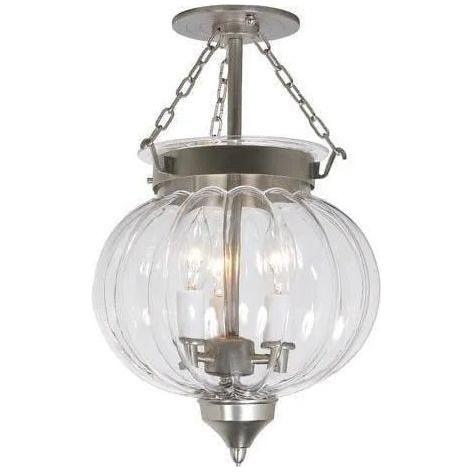 JVI Designs - Melon Semi Flush Mount - 1053-17 - Canada Light Shop