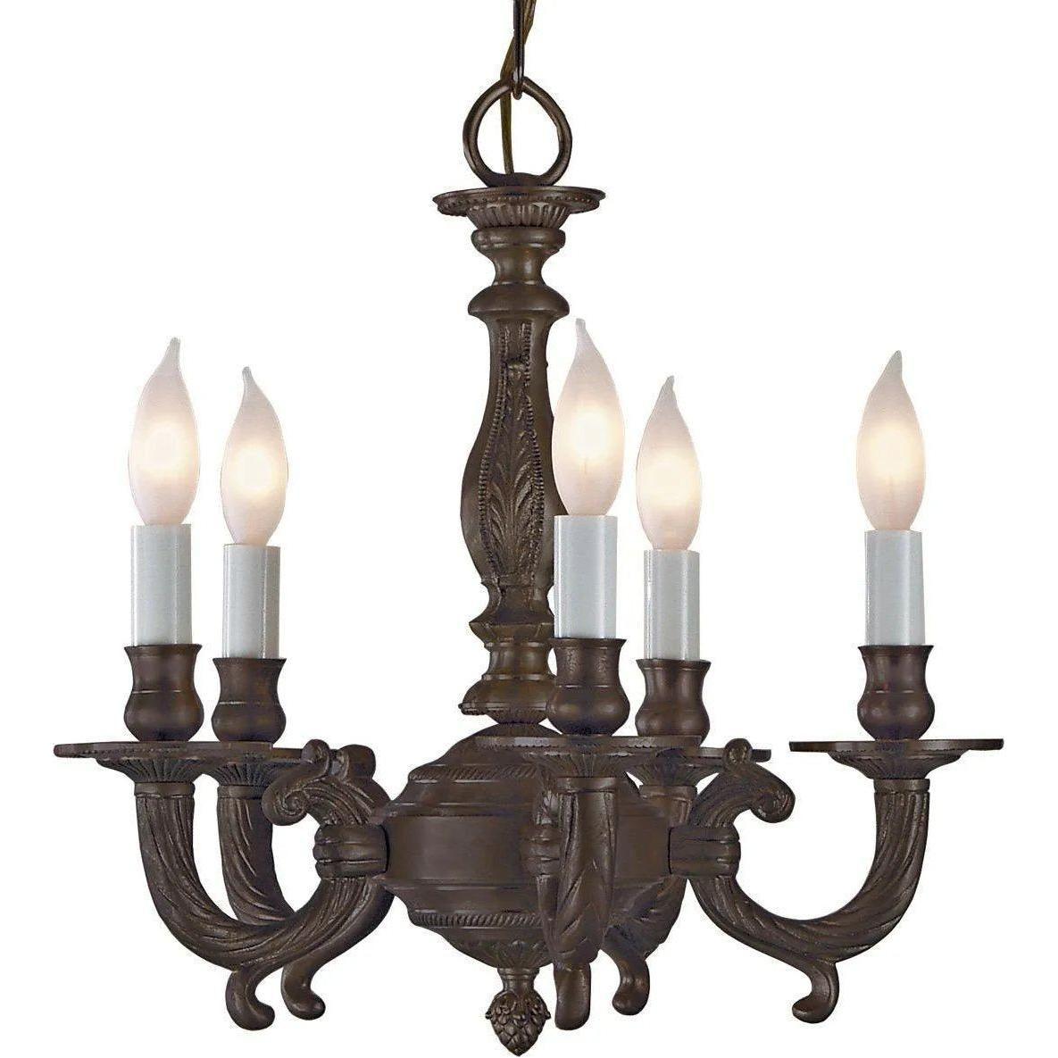 JVI Designs - San Clemente Cast Brass Chandelier - 905-08 - Canada Light Shop