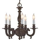 JVI Designs - San Clemente Cast Brass Chandelier - 905-08 - Canada Light Shop