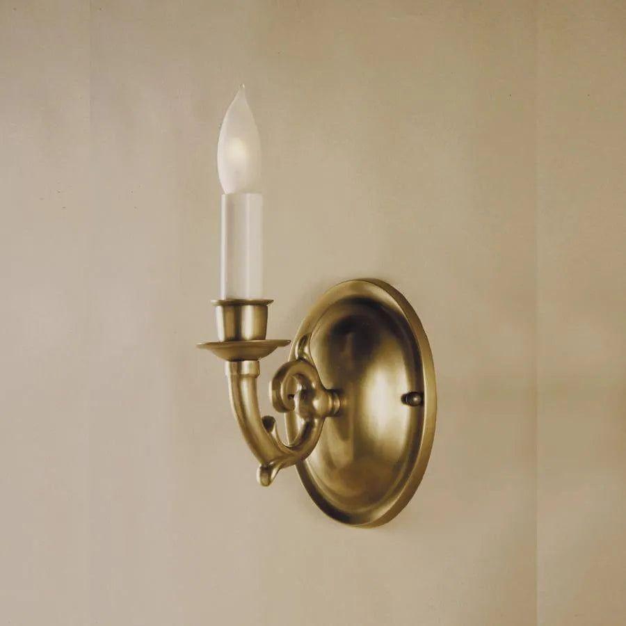 JVI Designs - San Clemente Oval Cast Brass Wall Sconce - 218-02 - Canada Light Shop