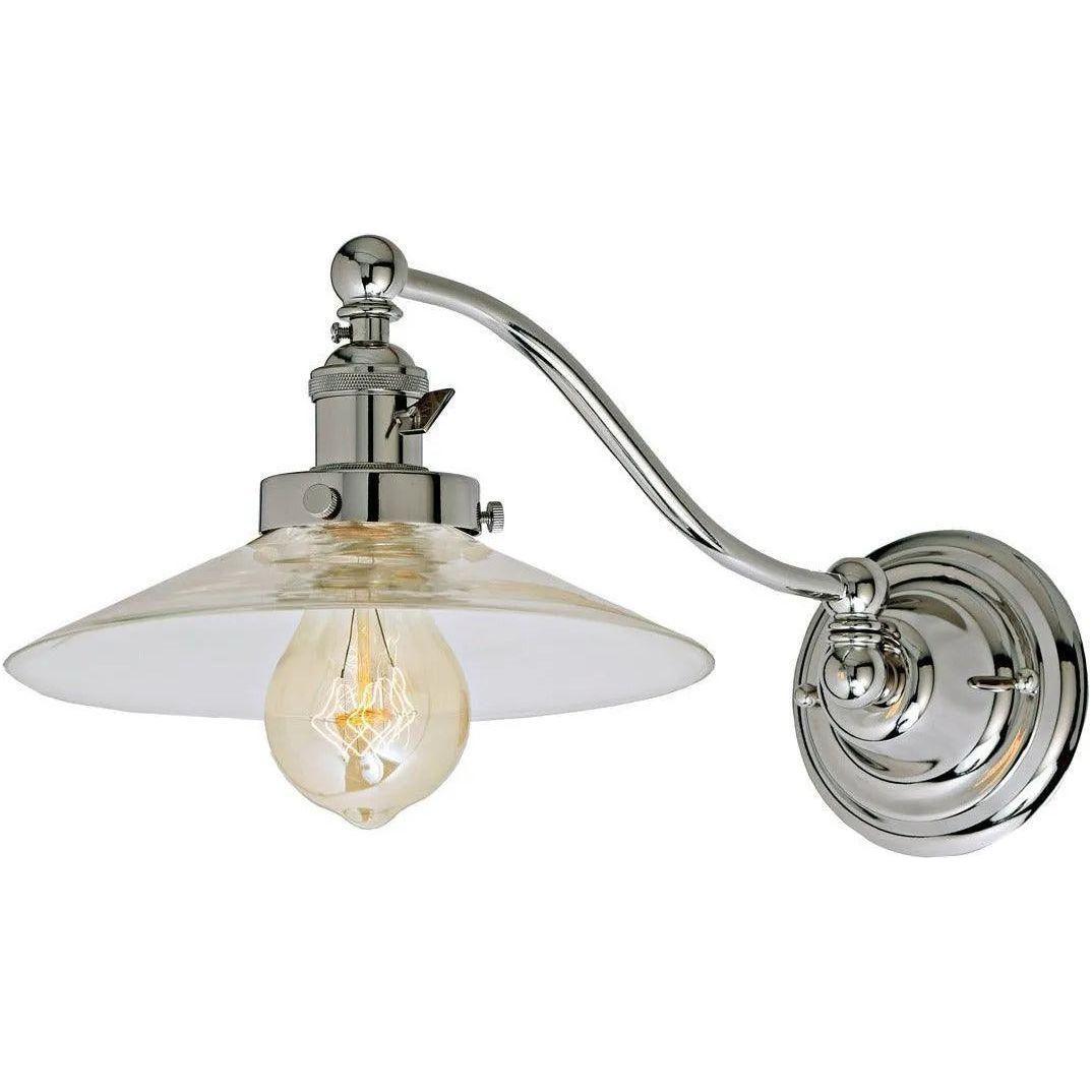 JVI Designs - Soho Ashbury Half Swing Wall Sconce - 1253-15 S1 - Canada Light Shop