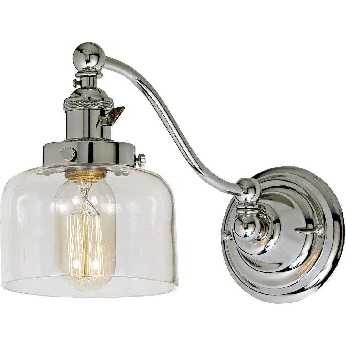 JVI Designs - Soho Shyra Half Swing Wall Sconce - 1253-15 S4 - Canada Light Shop