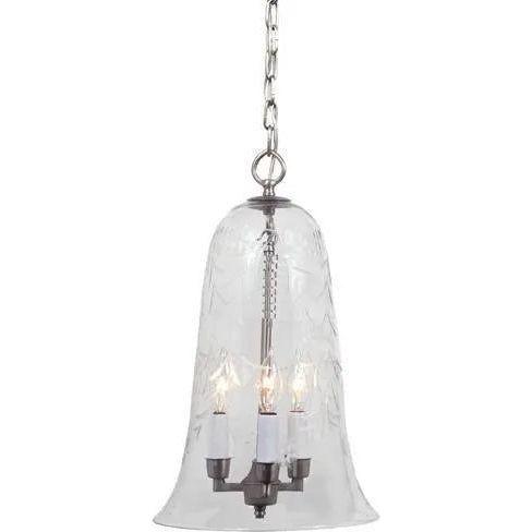 JVI Designs - Sophia Bell Jar Flower Glass Pendant - 1039-17 - Canada Light Shop