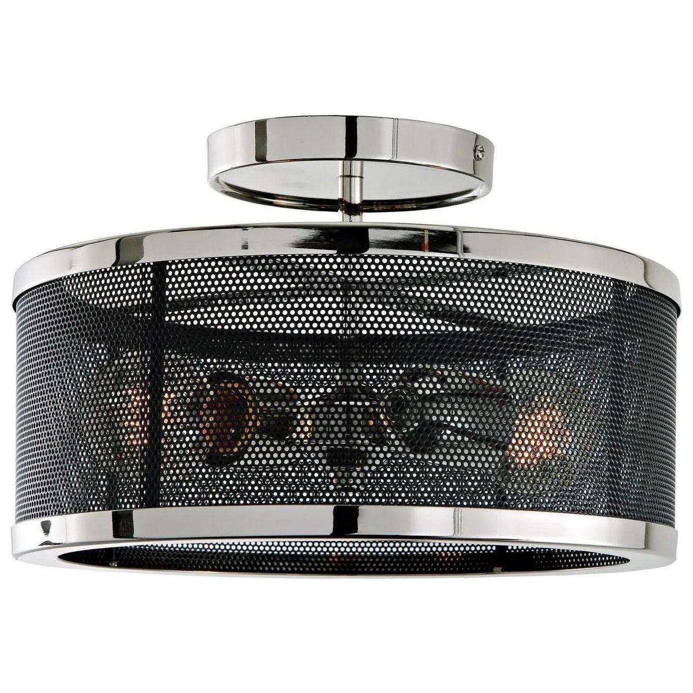 JVI Designs - Wellington Semi Flush Mount - 3070-15 - Canada Light Shop