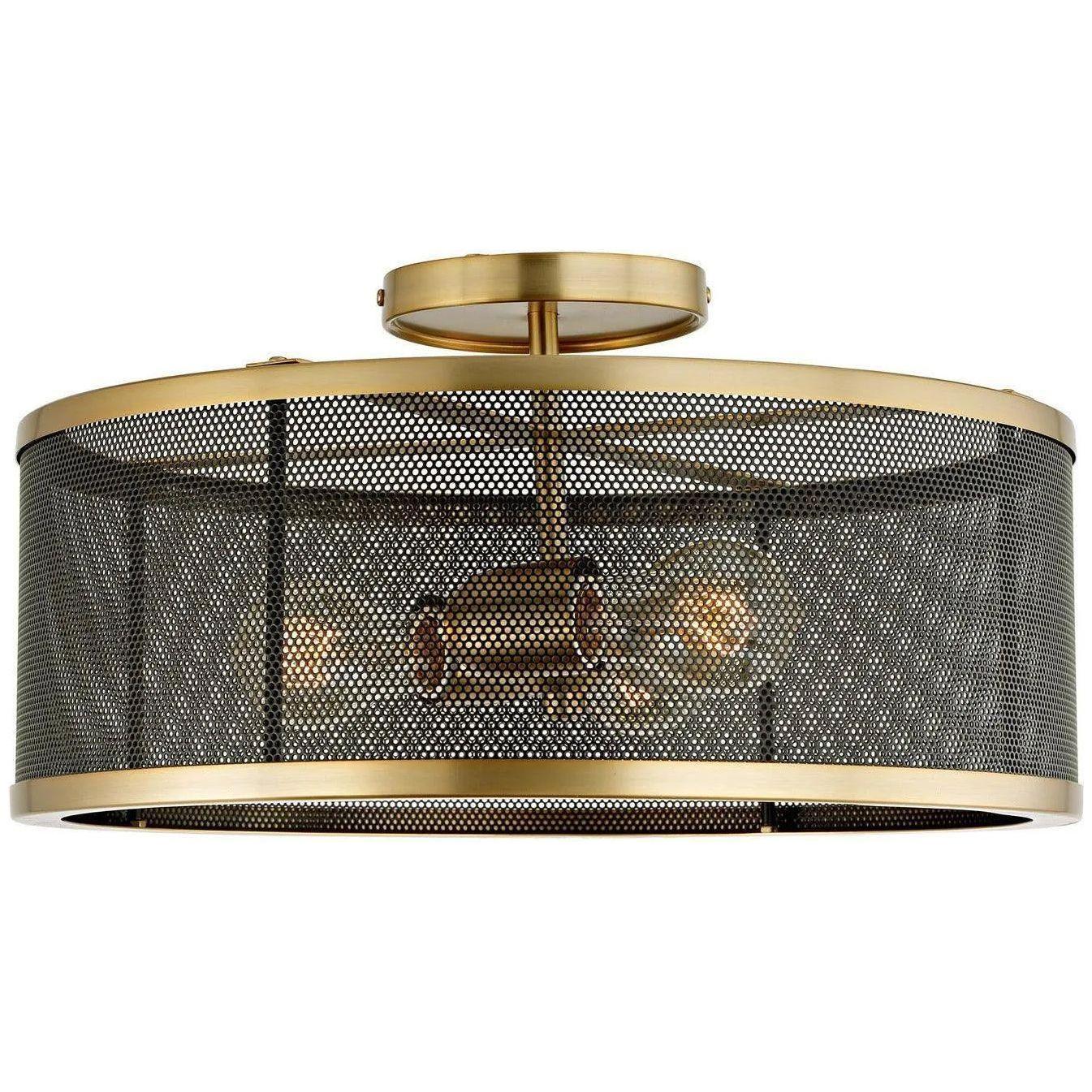 JVI Designs - Wellington Semi Flush Mount - 3071-10 - Canada Light Shop