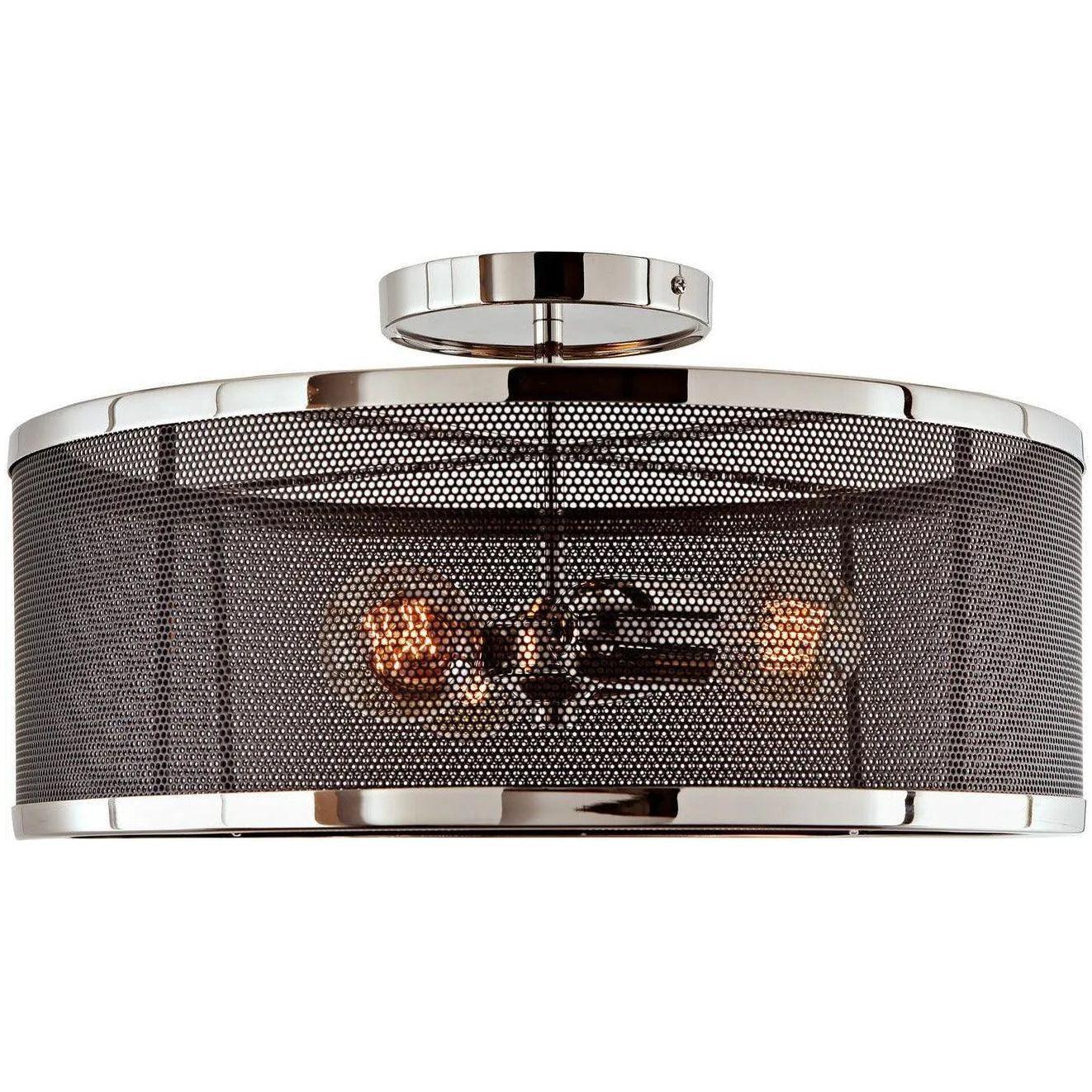 JVI Designs - Wellington Semi Flush Mount - 3071-15 - Canada Light Shop