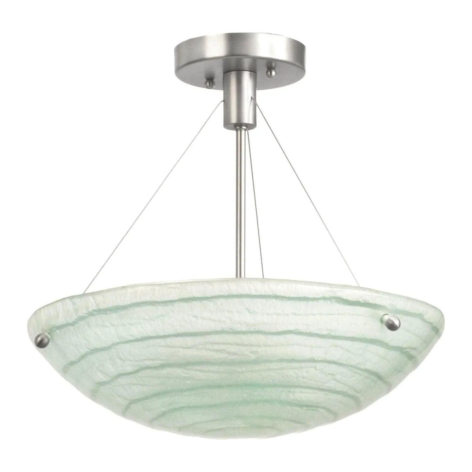 Kalco - Aqueous Semi Flush Mount - 5990SN - Canada Light Shop