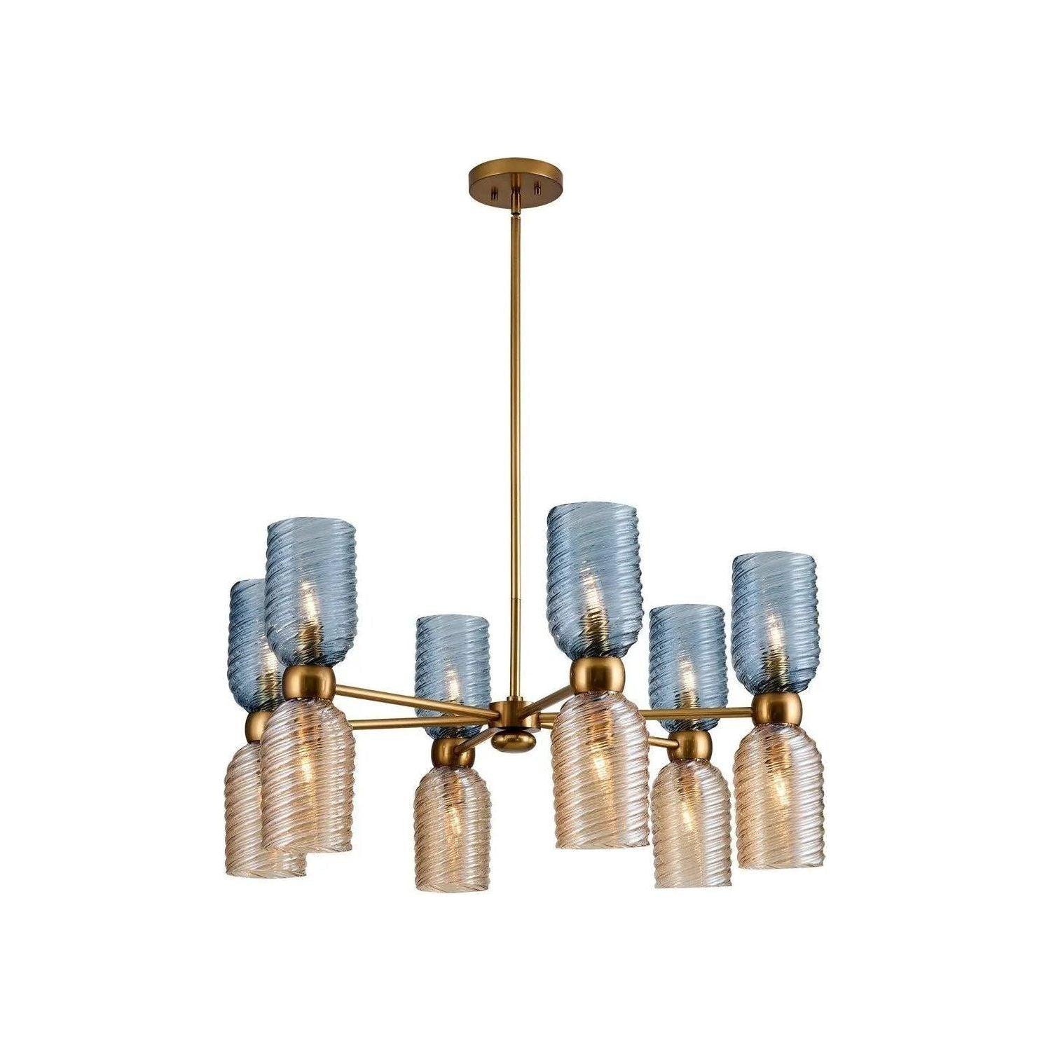 Kalco - Azul Chandelier - 519871AGG - Canada Light Shop