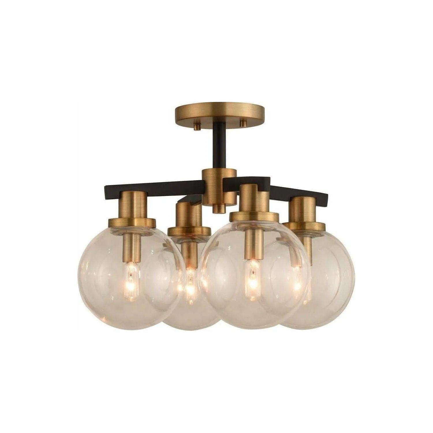 Kalco - Cameo Semi Flush Mount - 315440BBB - Canada Light Shop