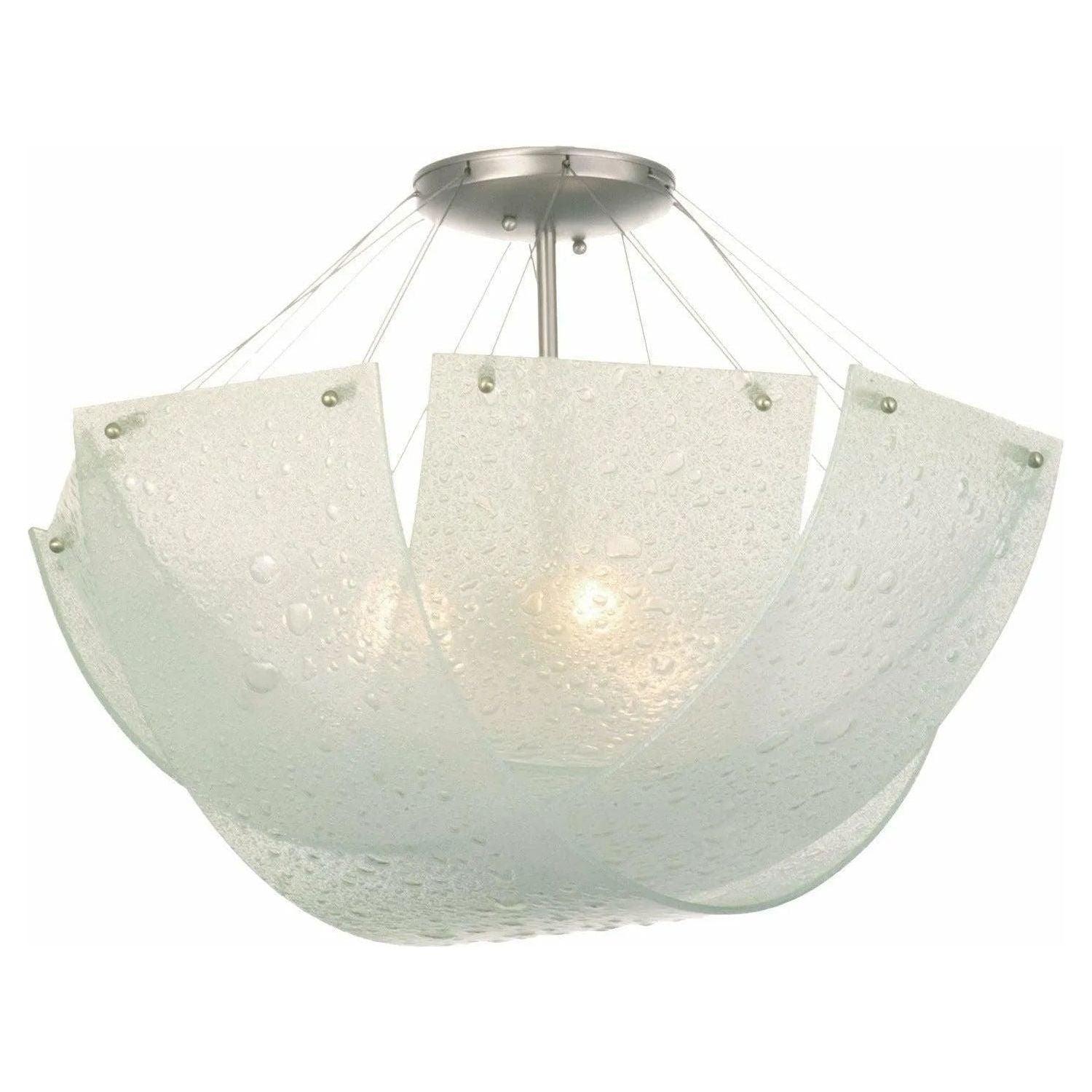 Kalco - Cirrus Semi Flush Mount - 5096SN - Canada Light Shop